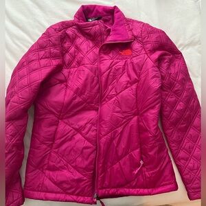 Pink north face jacket